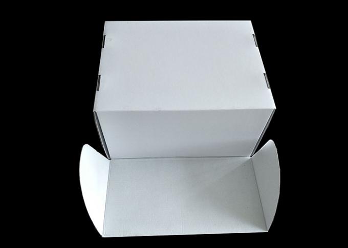 Opvouwbare Document Gift die Verpakkende Vakjes, CorrugatedWhite-de Vakjes van de Kaartgift vouwen
