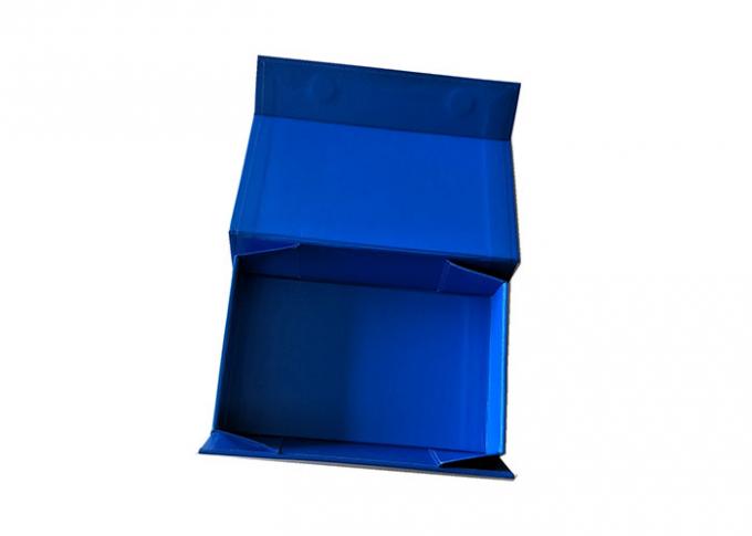 Zuivere Donkerblauwe Kleur die Giftdozen voor Klerenkleding Verpakking vouwen