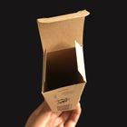 Kleine Bulk Bruine de Doospen die van de Giftkaart UV In reliëf gemaakte Gestempelde Debossed inpakken leverancier