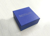 Blauwe Kartonnen Horlogeboek Gevormde Vakje Glanzende Lamineringsvakjes Lichtgewicht leverancier