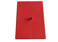 Het Hoogste Rode Boek Gevormde Vakje van GLB, Magnetisch Klepvakje met 2cm de Band van het Breedtesatijn leverancier
