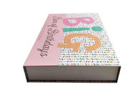 Het Vakje van het douaneontwerp Boek Gestalte gegeven Kleurrijke Met de hand gemaakte Gift Verpakking voor Meisjeskleding leverancier