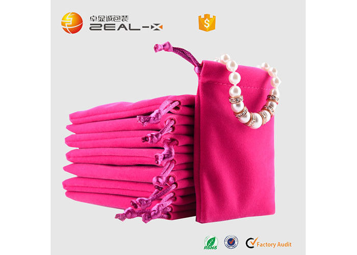 De gevoelige Halsband Populaire Bescherming van de Zakkenjuwelen van Drawstring van het Verpakkingsfluweel leverancier