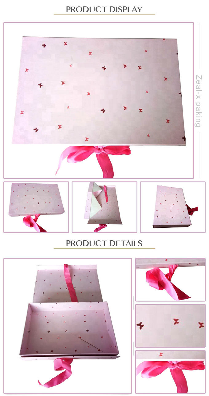 De roze Verpakkende Dozen van de Kleurengift, de Dozen die van de Douanegift voor Meisjeskleding verpakken