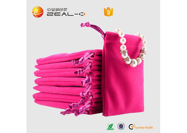 China De gevoelige Halsband Populaire Bescherming van de Zakkenjuwelen van Drawstring van het Verpakkingsfluweel fabriek